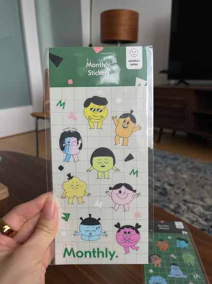 My Monthly Mood Stickers